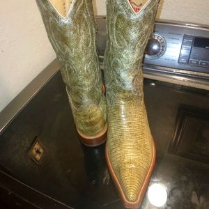 Los Altos boots Teju lizzard